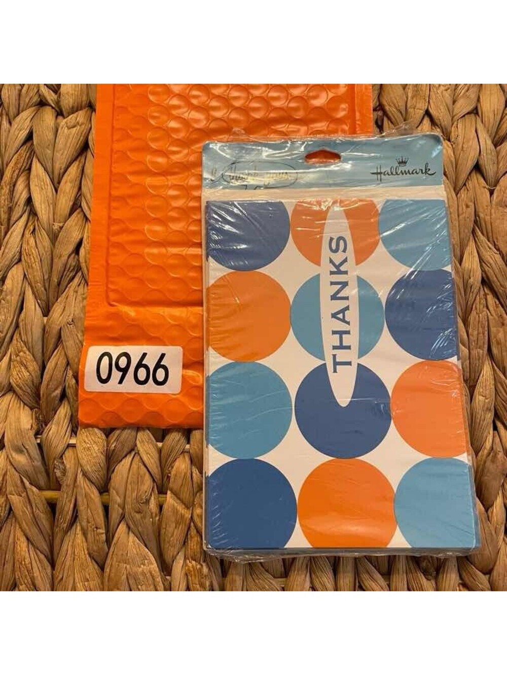✅Hallmark Polka Dot Note Cards Blank Inside With Envelopes Set#️⃣0966